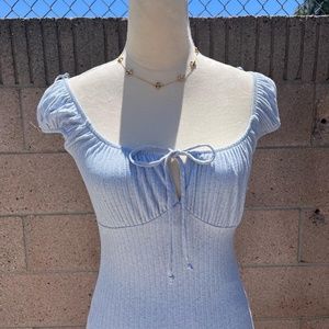 Cap Sleeve Midi Dress